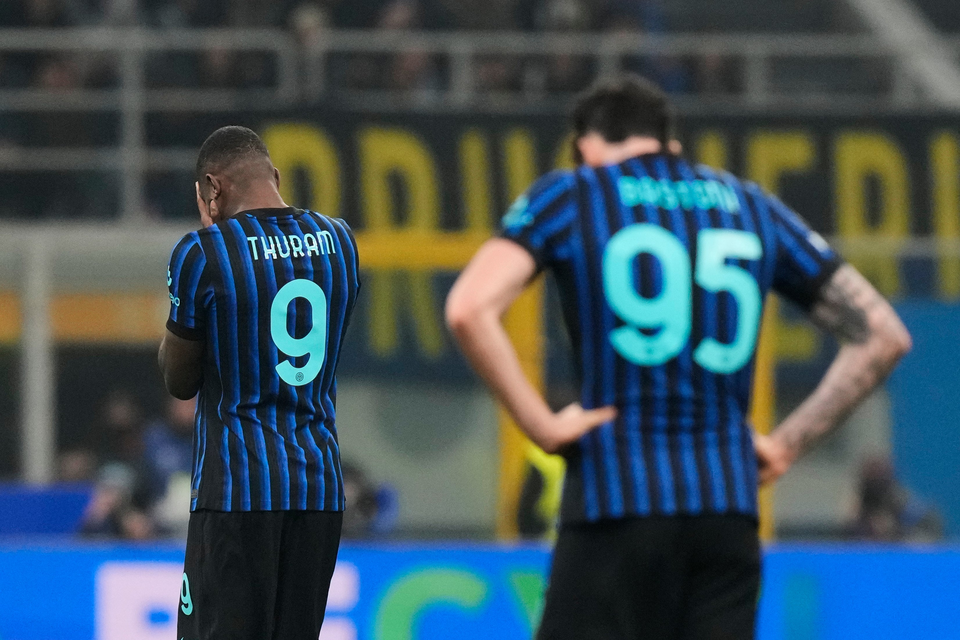 Inter Milan were left bereft after the stunning result