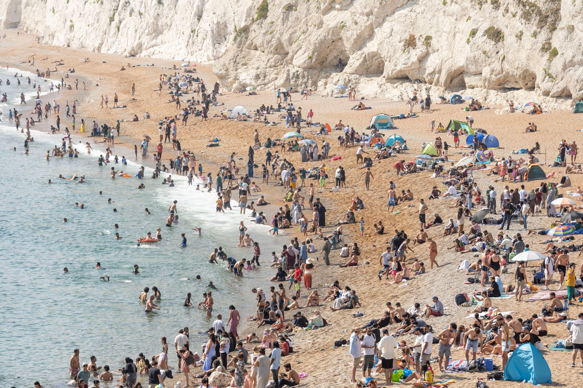 Durdle Door attracts half a million visitors every year