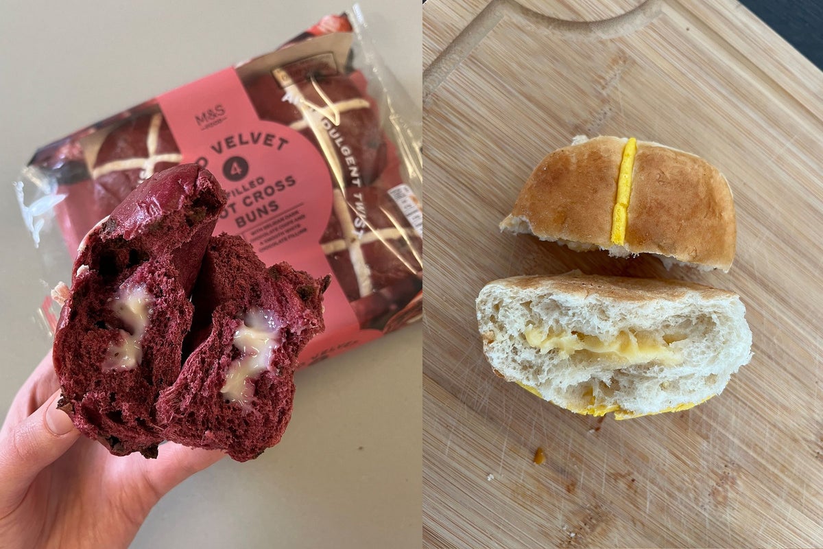 I tried the new M&S red velvet and lemon curd filled hot cross buns – and I’m obsessed