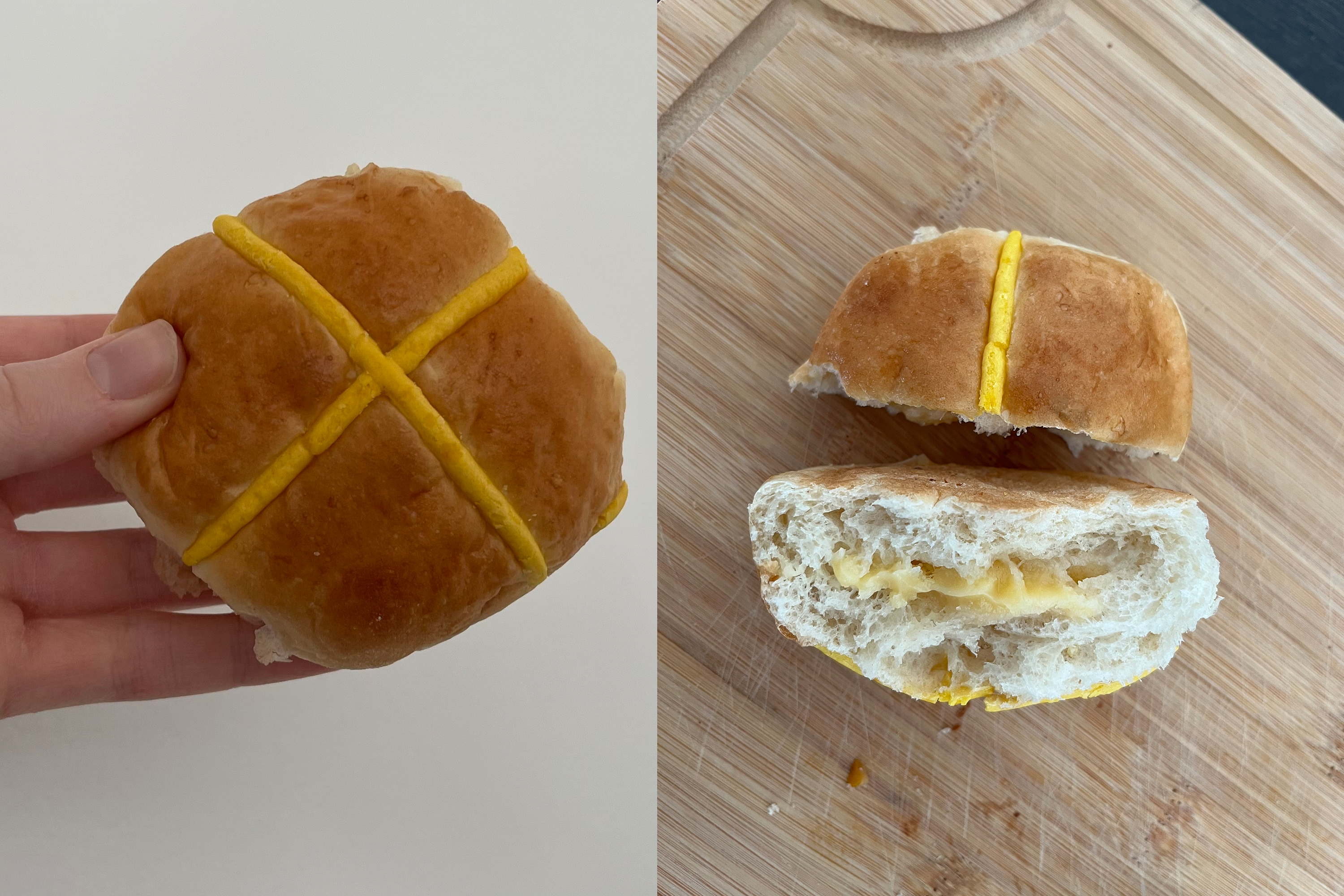 The filling is sharp and zesty