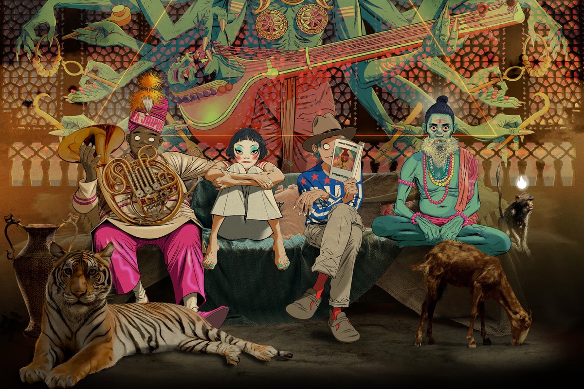 Gorillaz review, The Mountain: This virtuosic, musical mandala is full of joyful wisdom Gorillaz review, The Mountain: This virtuosic, musical mandala is full of joyful wisdom