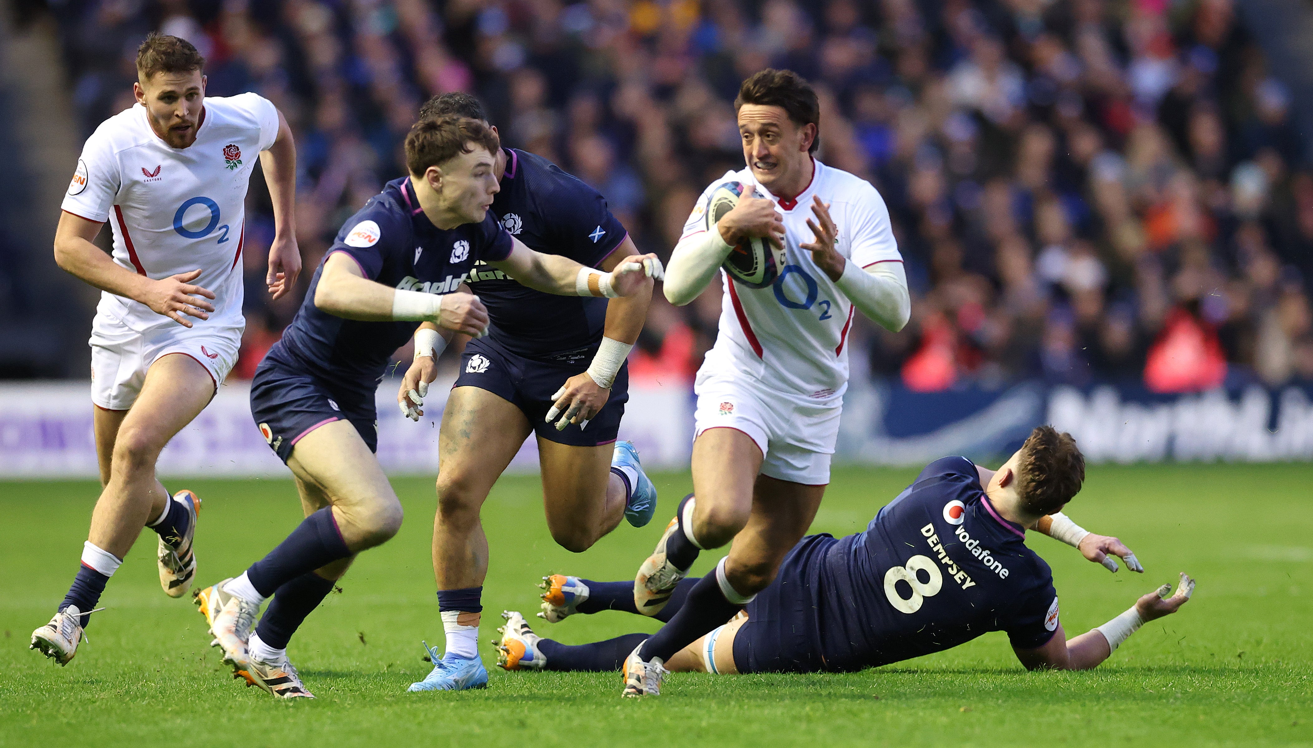 Alex Mitchell had started each of England’s first three games