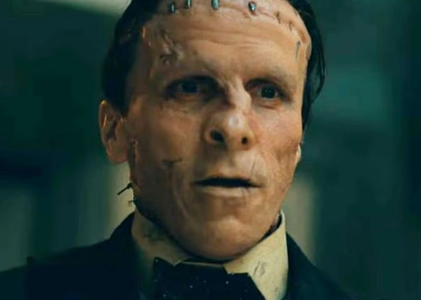 Christian Bale had to still still for ages to have makeup applied in new film 'The Bride!'