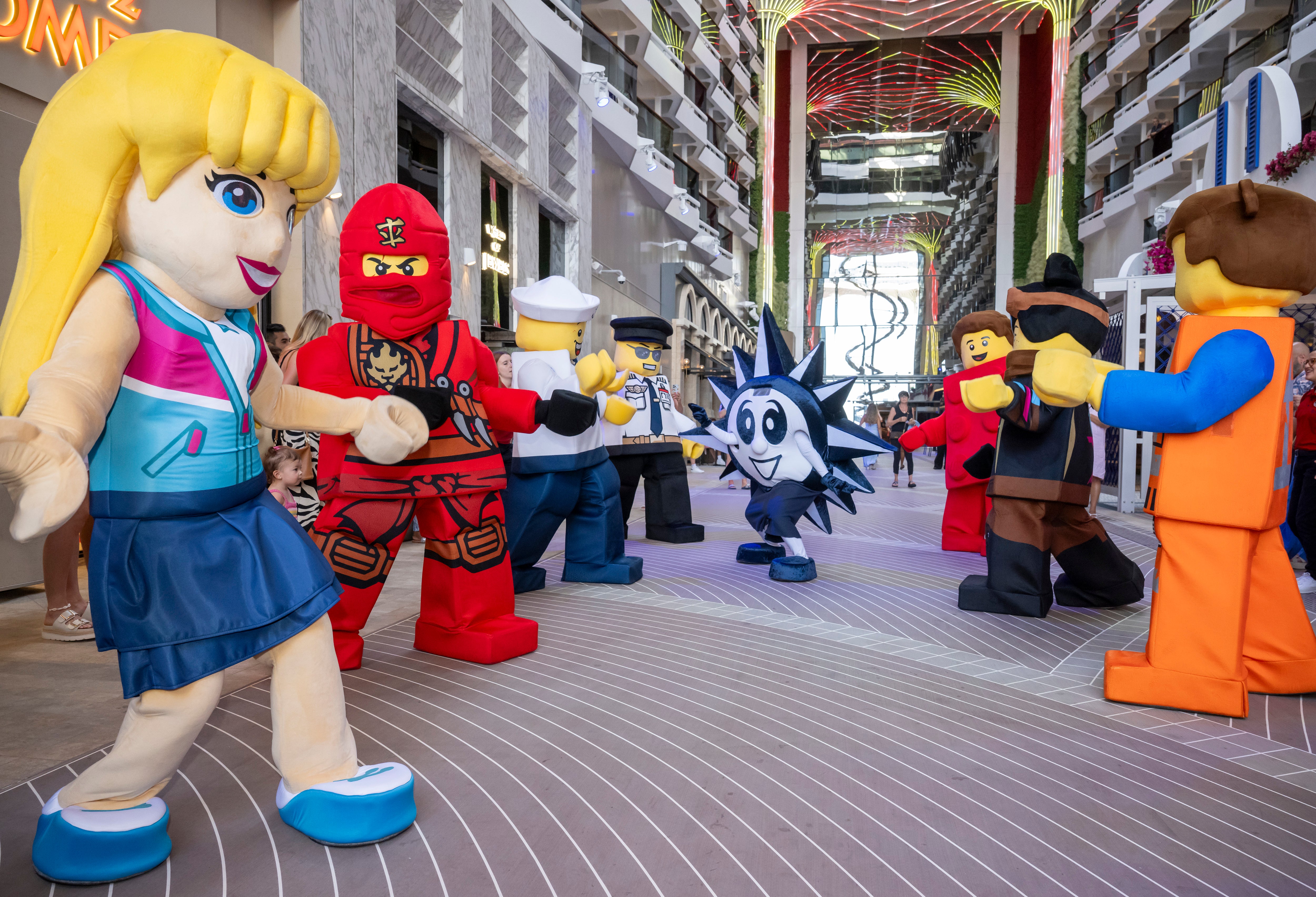 The Lego Parade is a popular family event on MSC Cruises ships