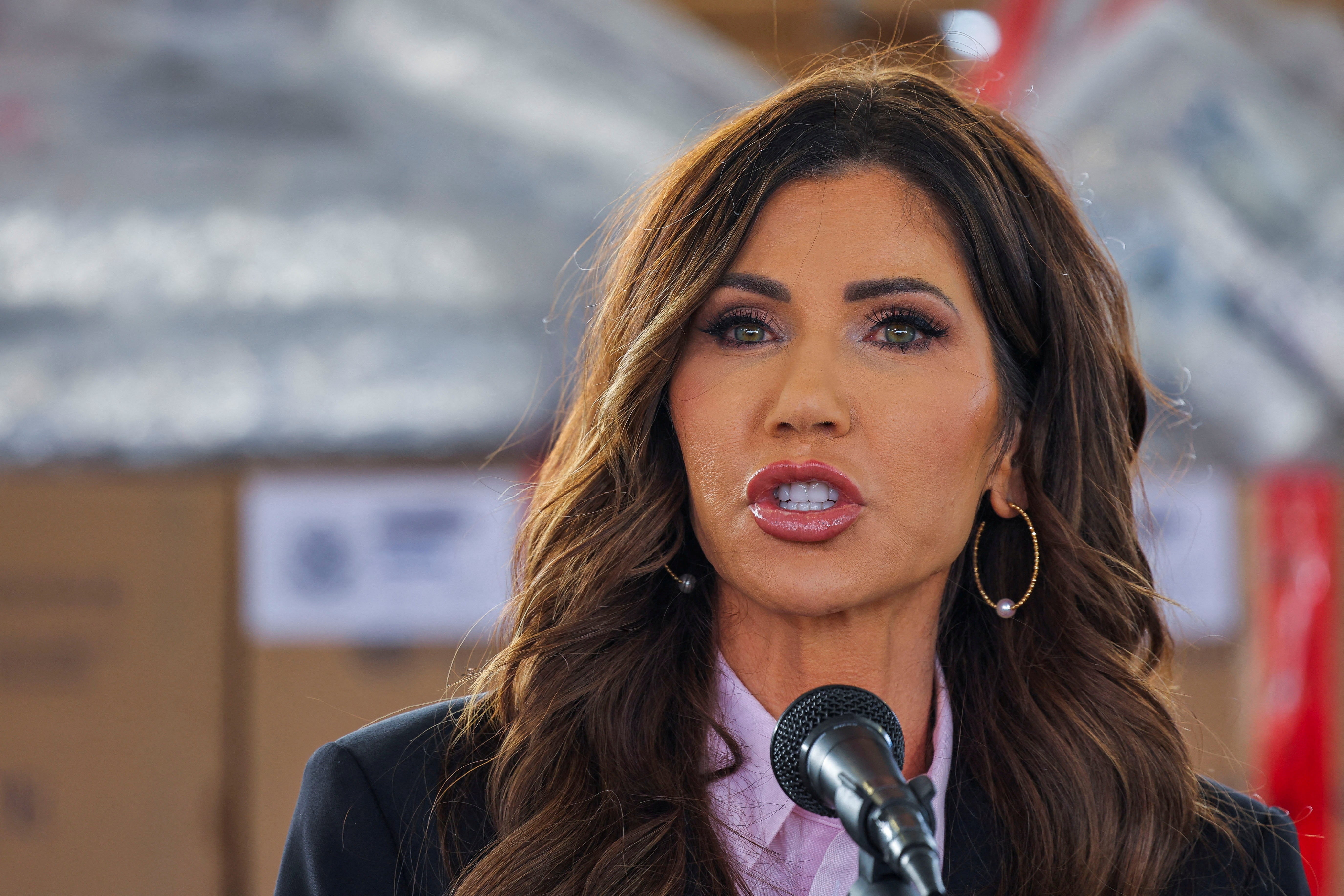 A data-sharing agreement between Kristi Noem and the Treasury Department to let ICE scrape taxpayer data has been blocked in court while several legal challenges are ongoing