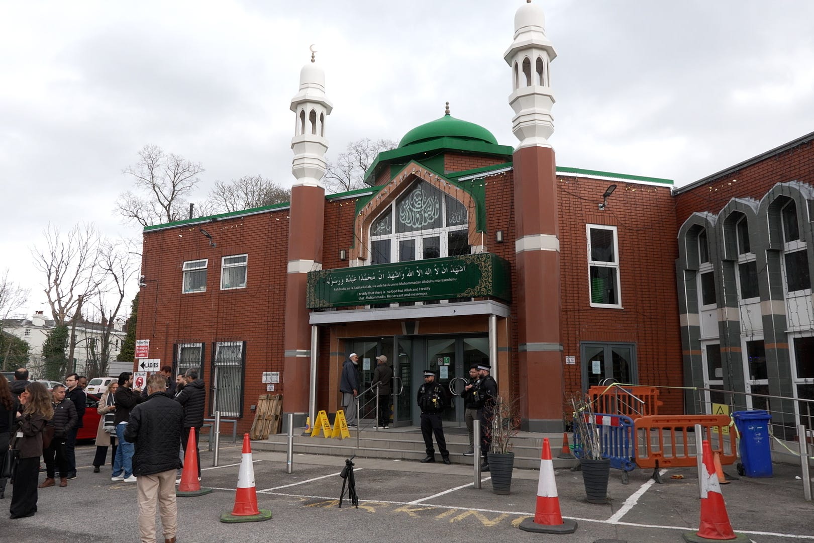 Last month, a 55-year-old was charged with possession of an offensive weapon after reports of a man armed with an axe entering Manchester Central Mosque during Ramadan prayers