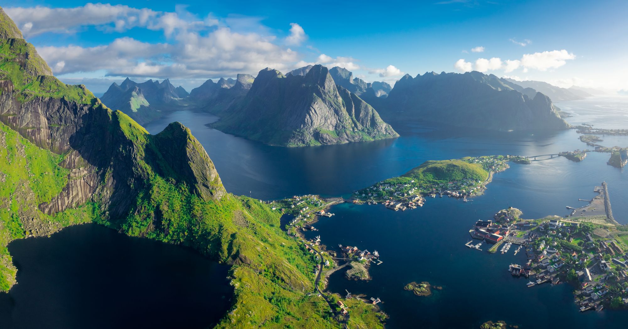 The Lofoten archipelago is a fantasyland of dramatic peaks, white-sand beaches and cute-as-a-button villages