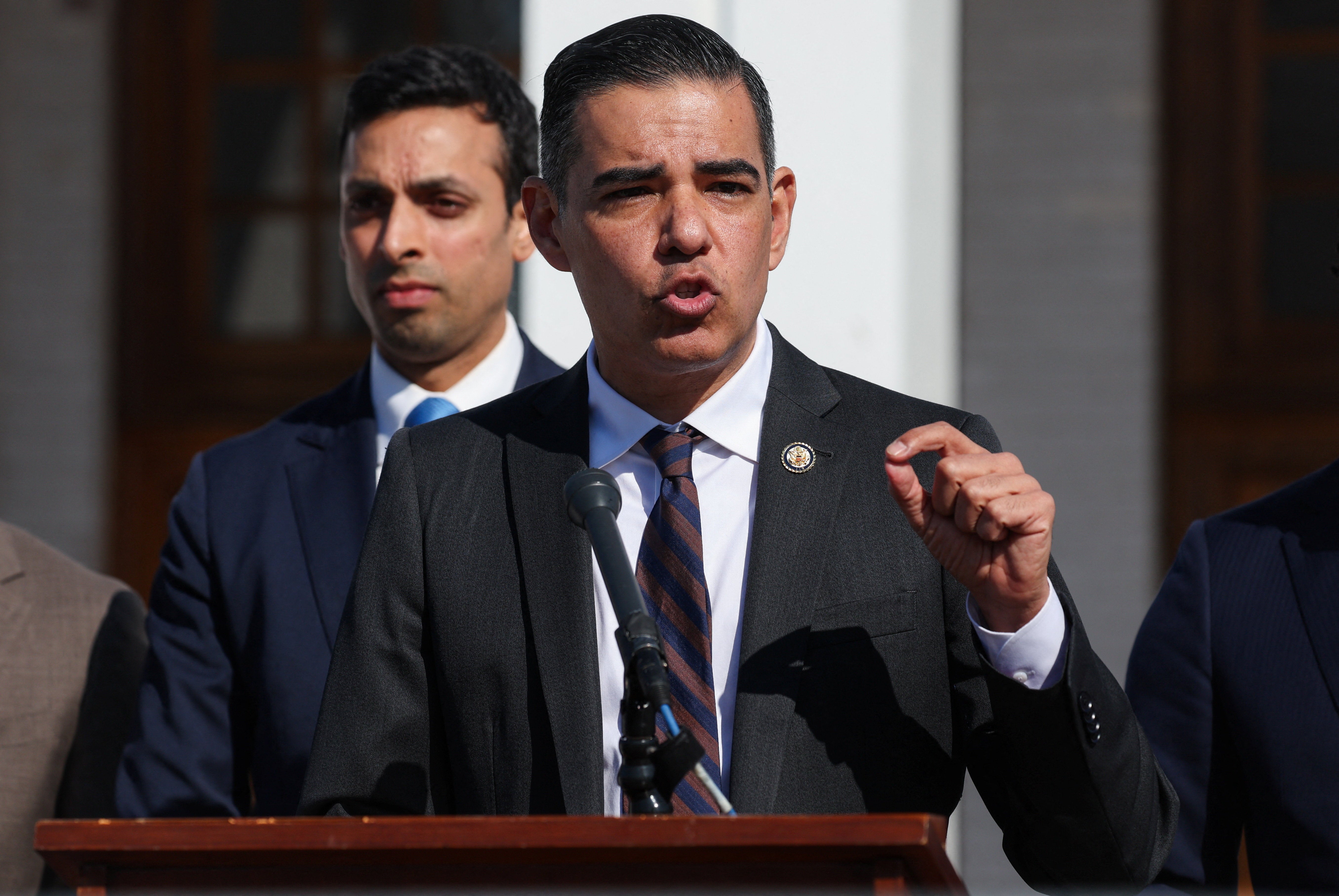 Rep. Robert Garcia, the ranking Democrat on the committee, urged Republicans to release the transcript and video of the Clintons' depositions within 24 hours