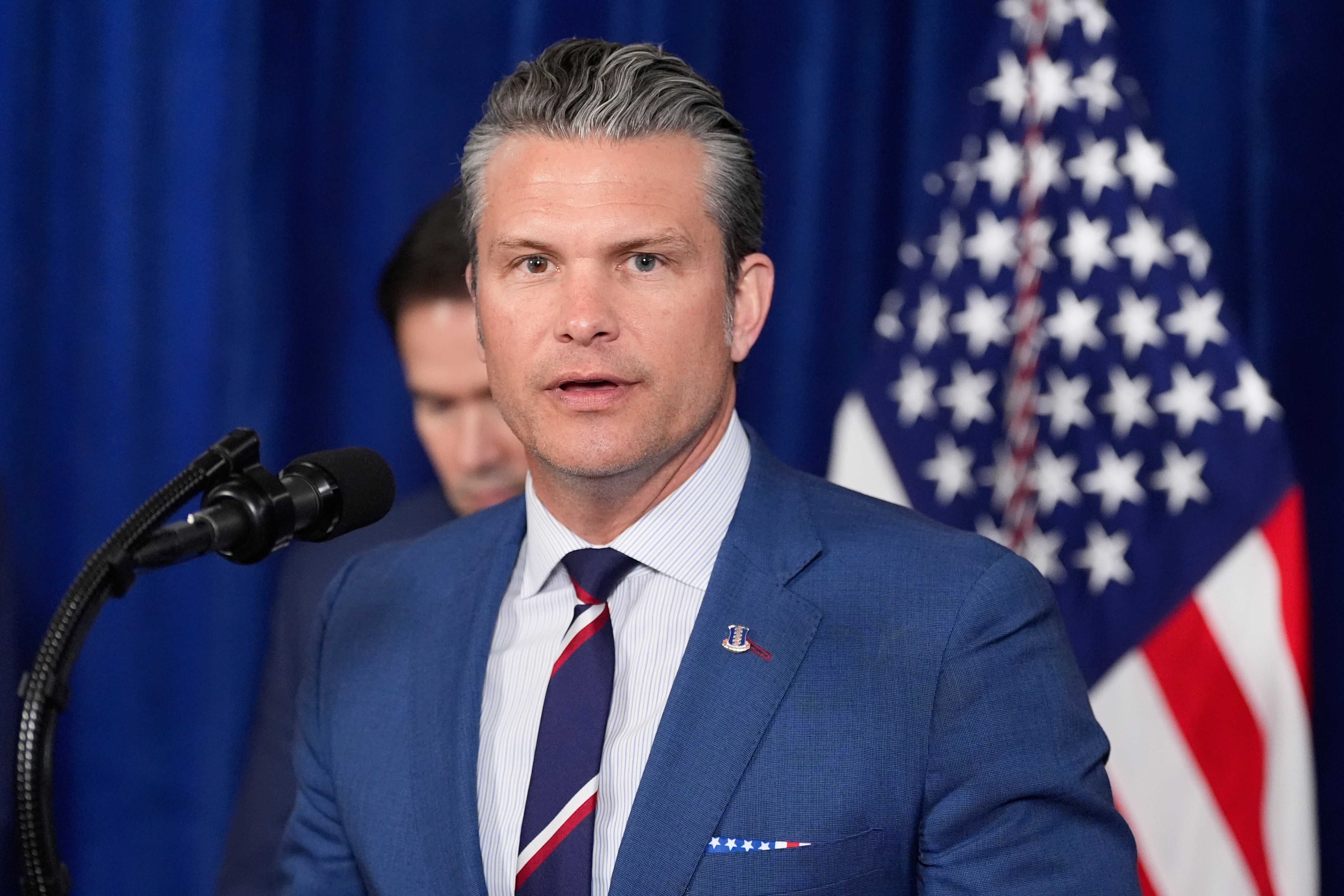 Pentagon chief Pete Hegseth will give a press conference at 8am eastern time