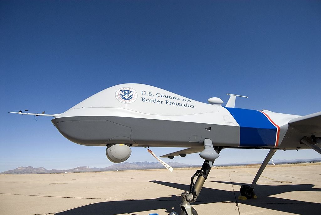 A US Customs and Border Protection drone