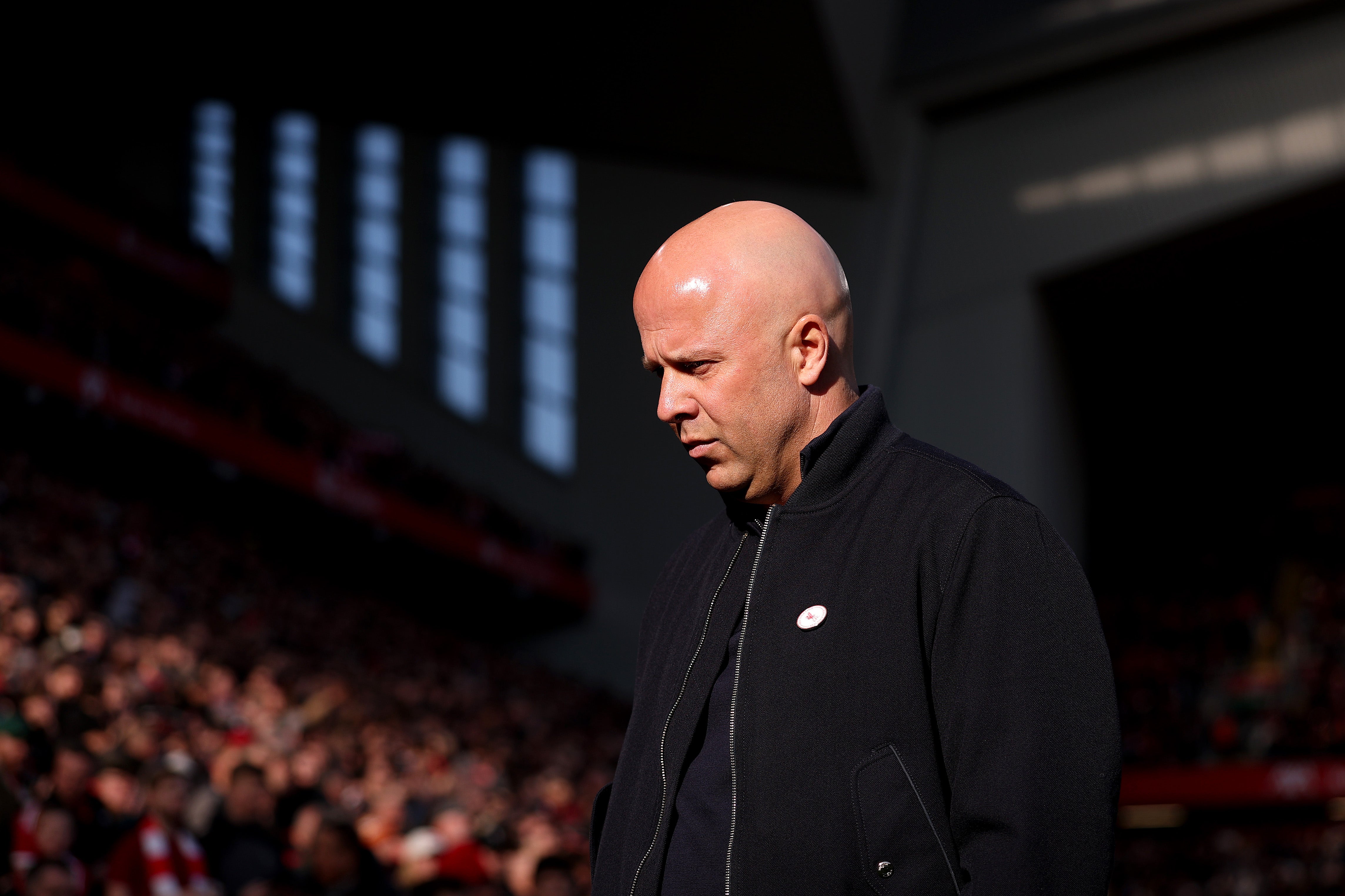 Arne Slot’s Liverpool are 2-0 ahead