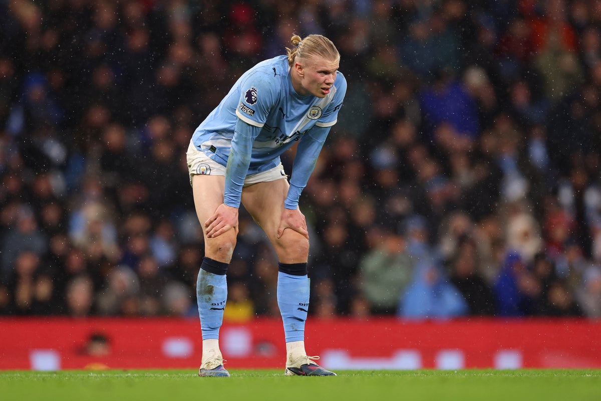 Erling Haaland out of Leeds clash with injury in huge blow for Man City |  The Independent
