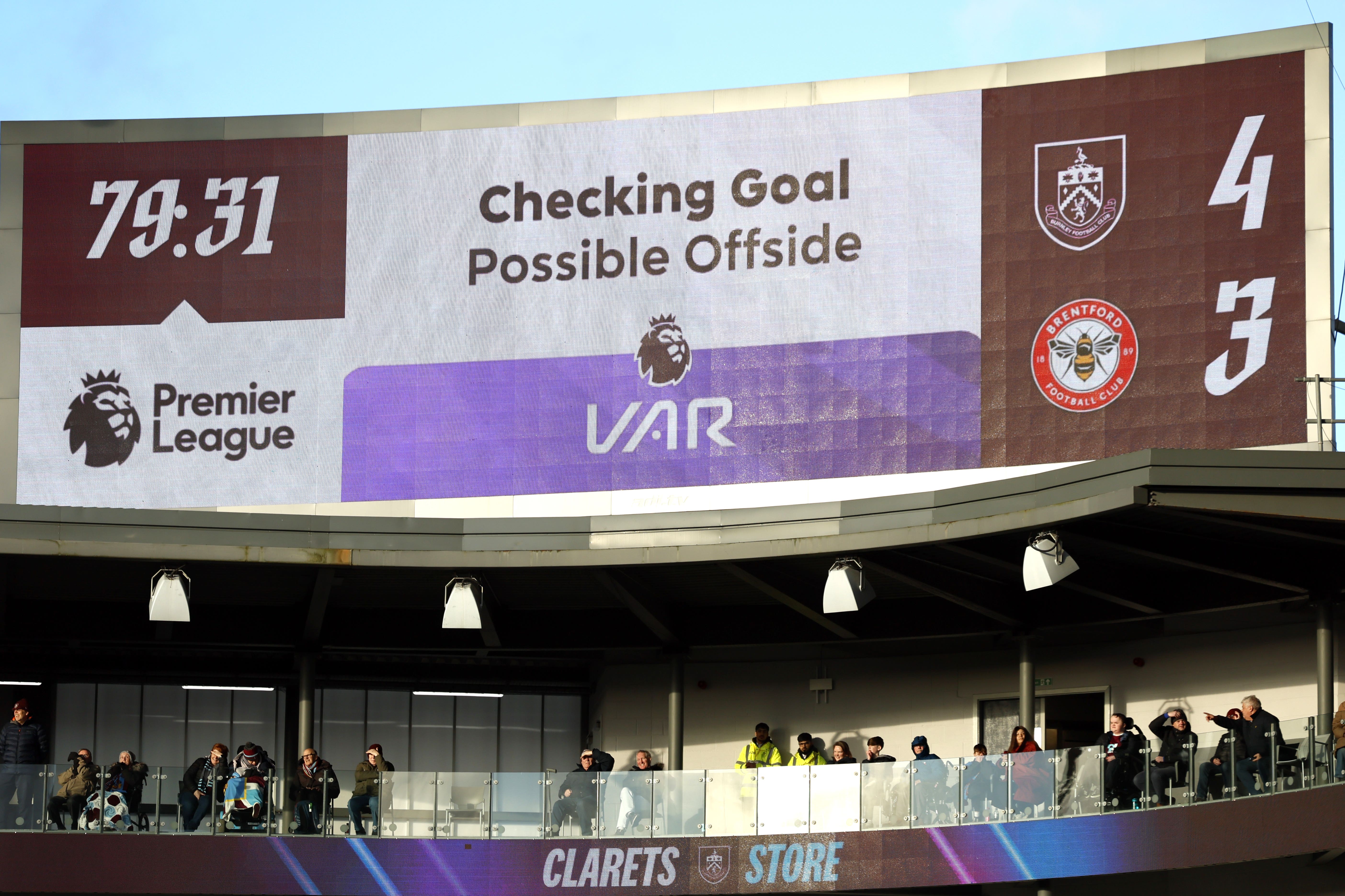 VAR drama denied Burnley on two occasions