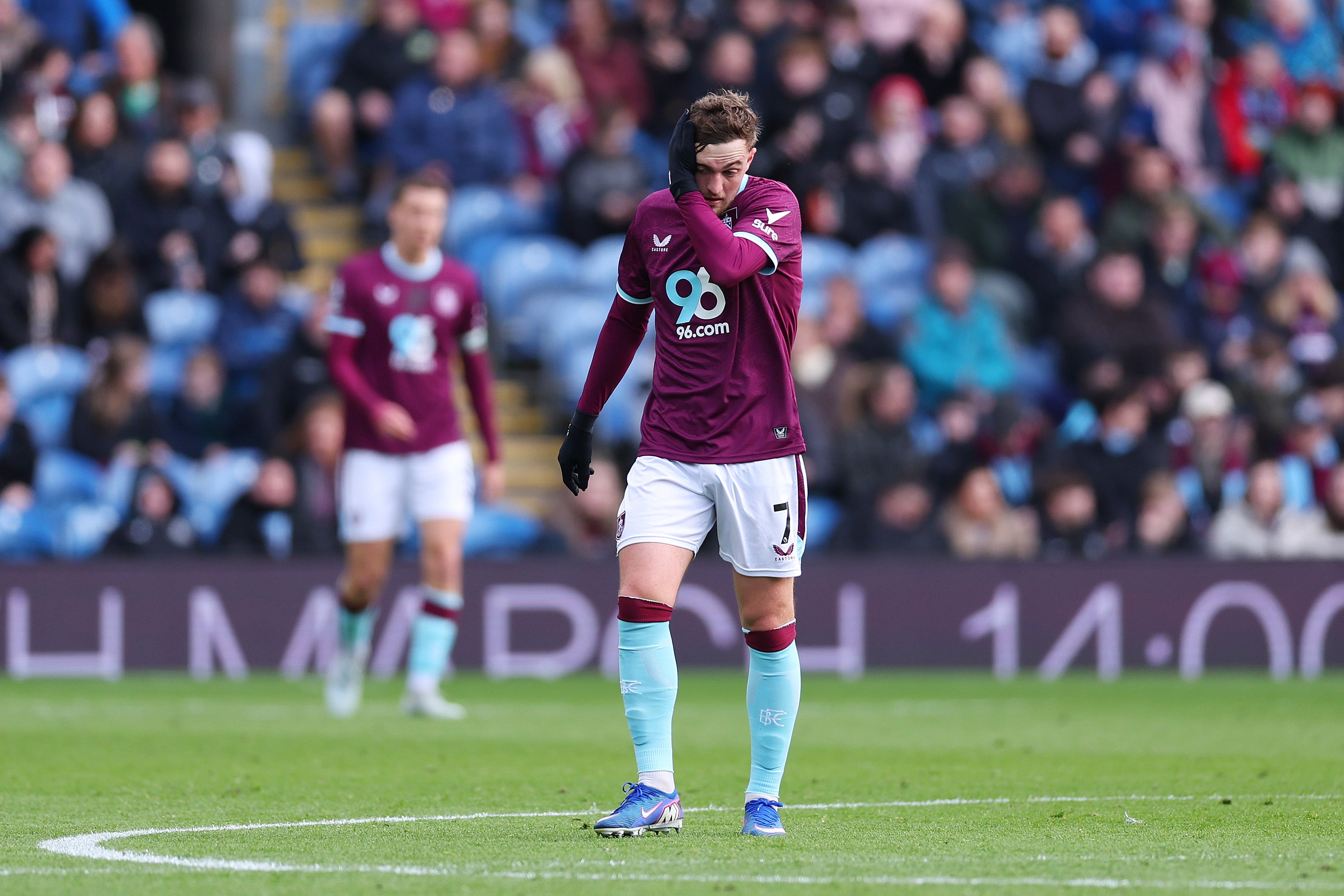 It was ultimately a chastening day for Burnley
