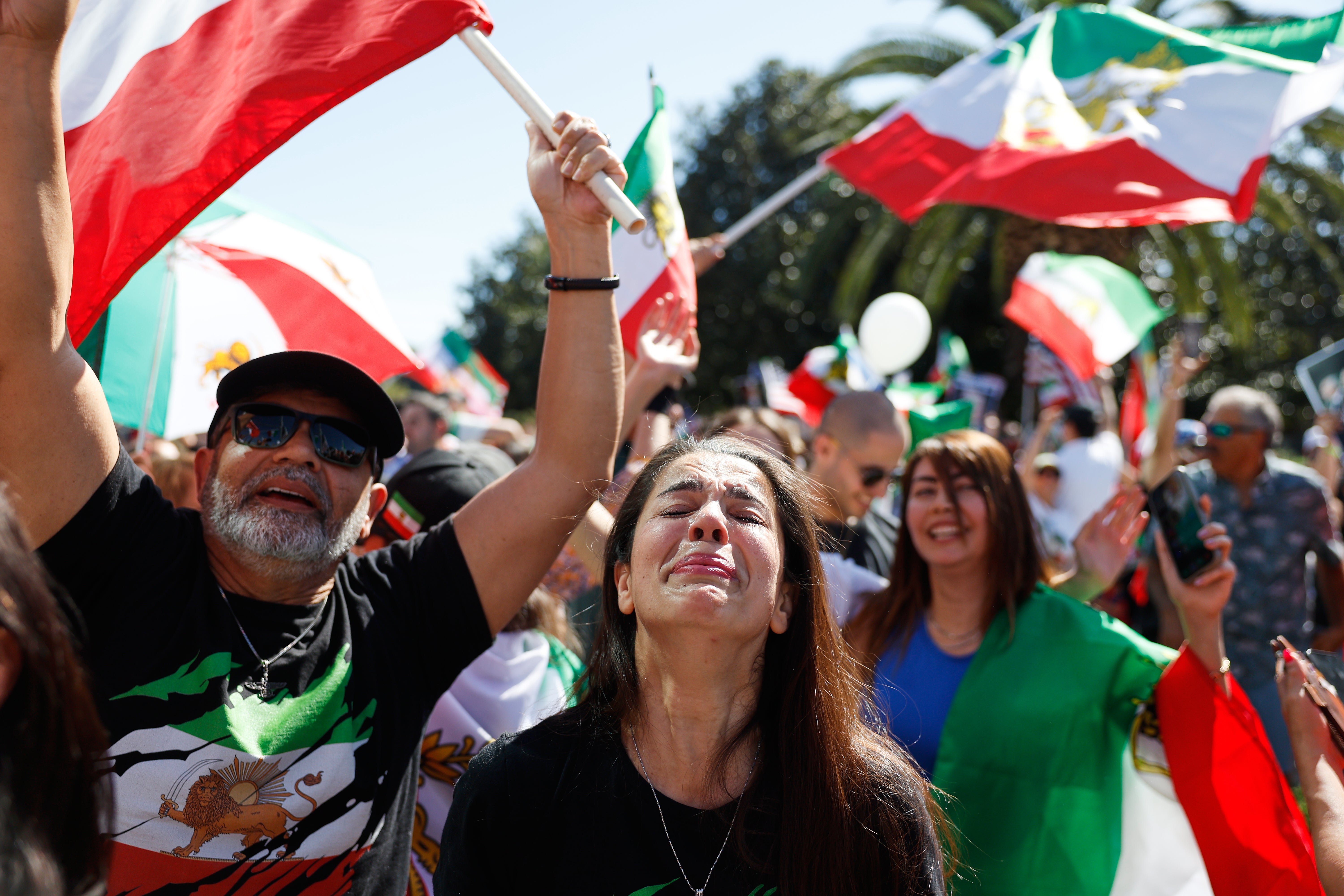 APTOPIX Iran US Israel Protests