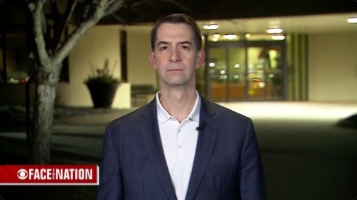 Sen. Tom Cotton said on Sunday that the U.S. would not have a 'large-scale' presence within Iran