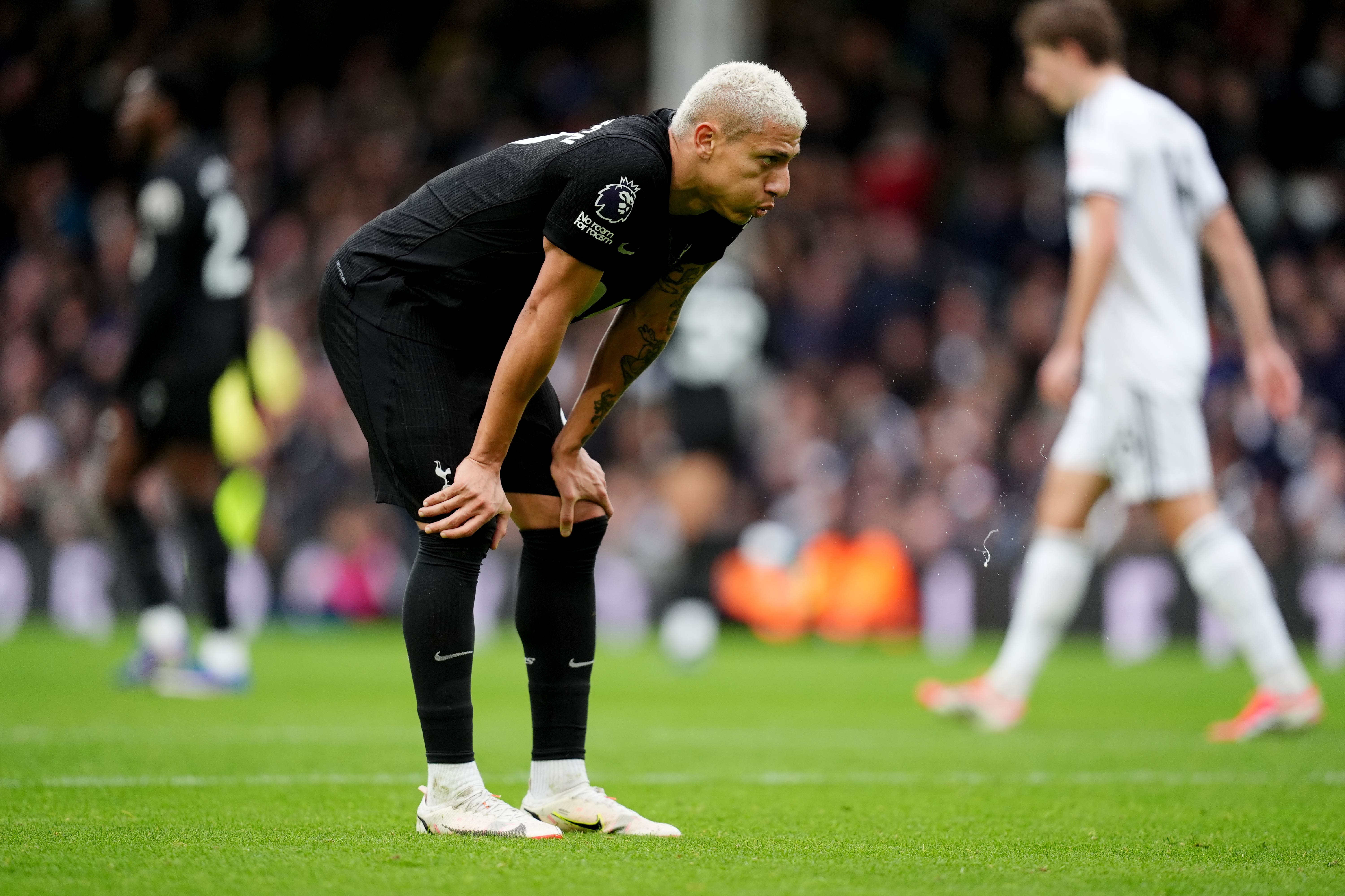 Tottenham were left frustrated despite Richarlison’s goal (John Walton/PA)