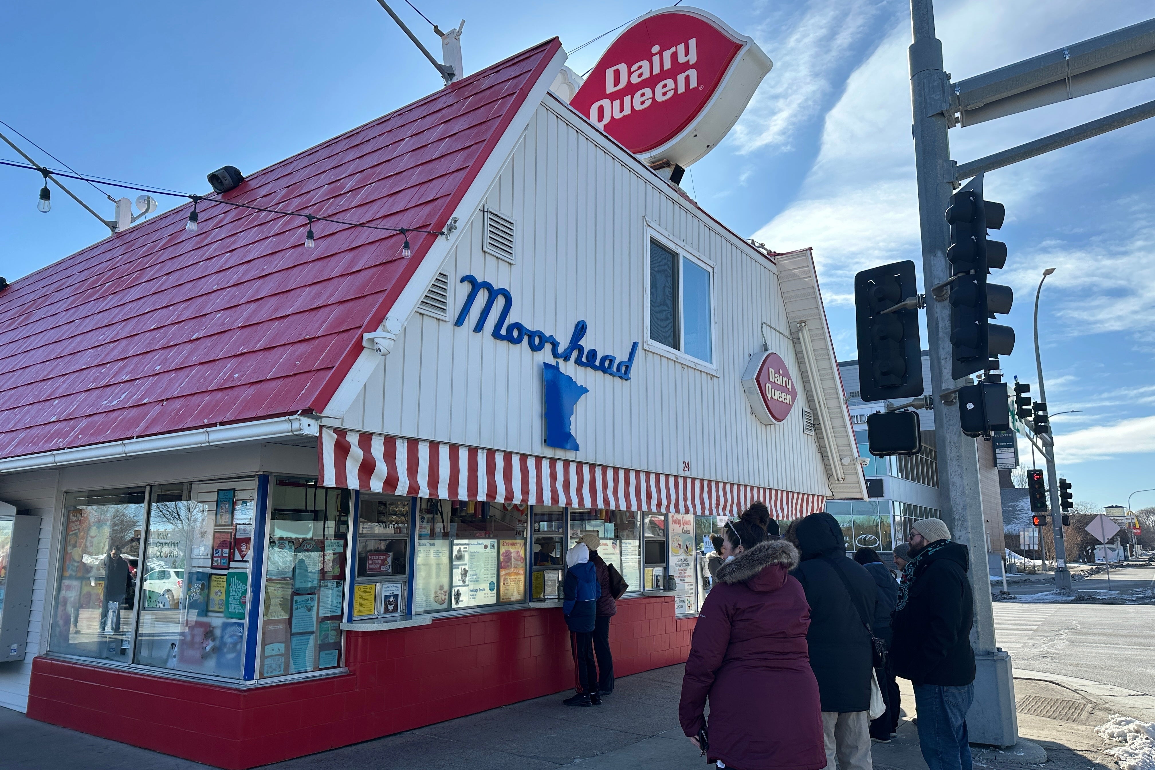 US Wintry Dairy Queen