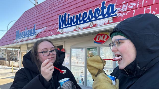 US Wintry Dairy Queen