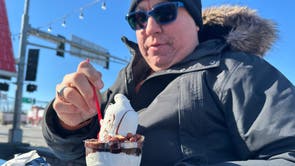 US Wintry Dairy Queen