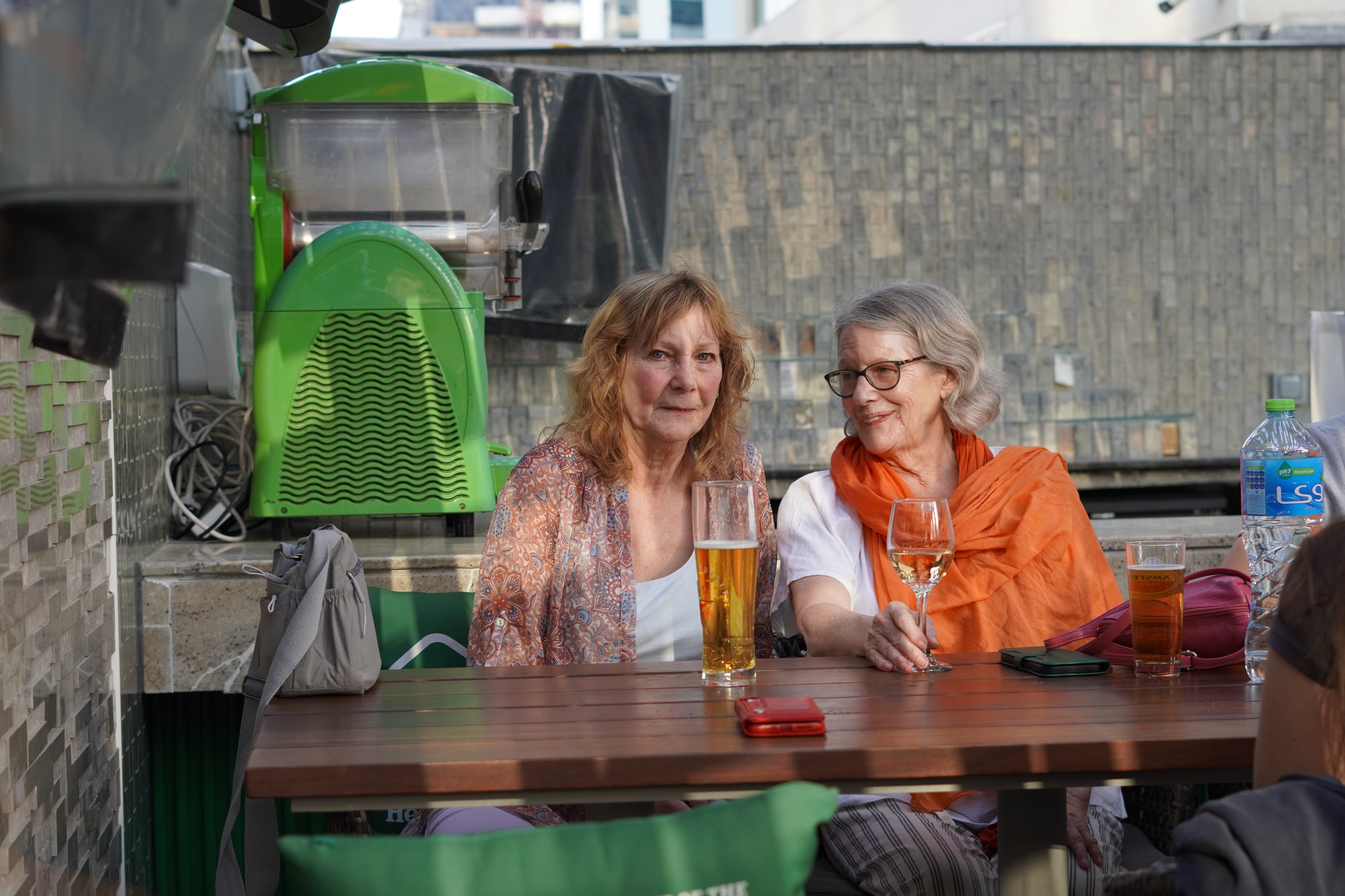 British citizens Alison Woodward, 71, and her friend Gul Woodward, 70, are trapped in Dubai amid the Middle East conflict