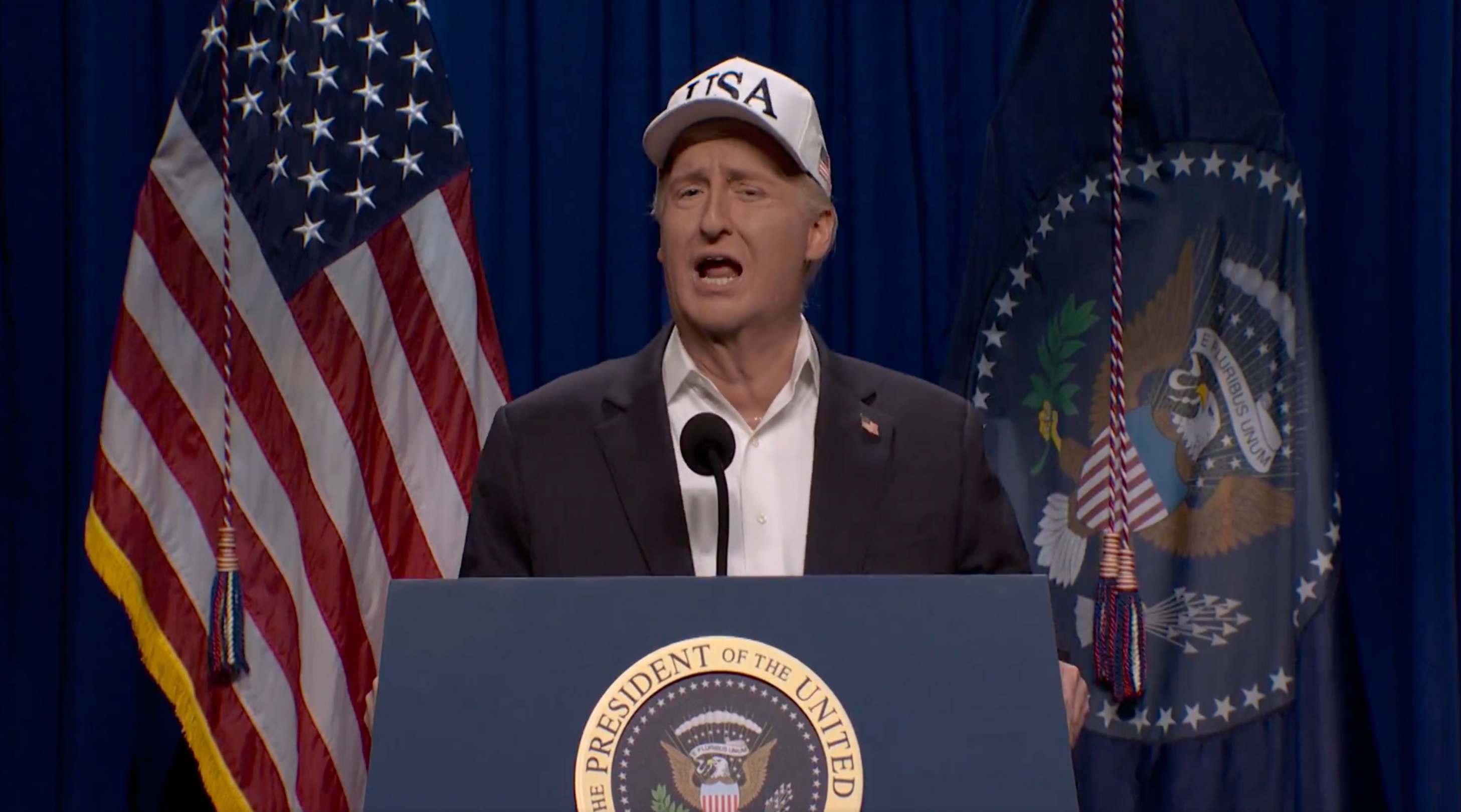 In its cold open, SNL skewered President Donald Trump over his surprise strikes on Iran, claiming he blatantly broke his campaign promises