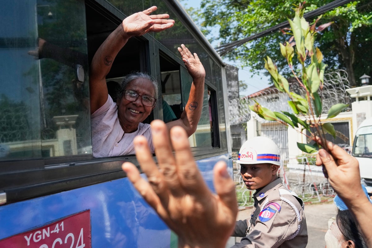 Myanmars military government pardons 10,000 prisoners before parliament opens