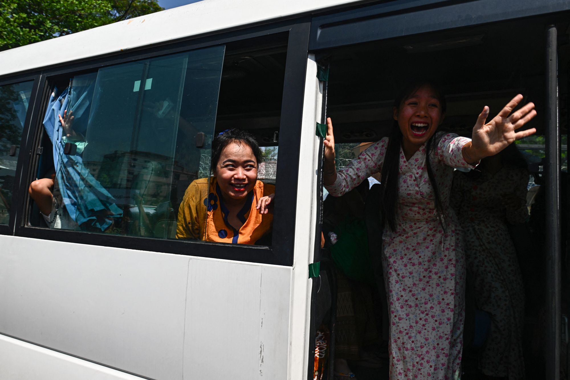 People released from Insein prison in Yangon on 2 March 2026
