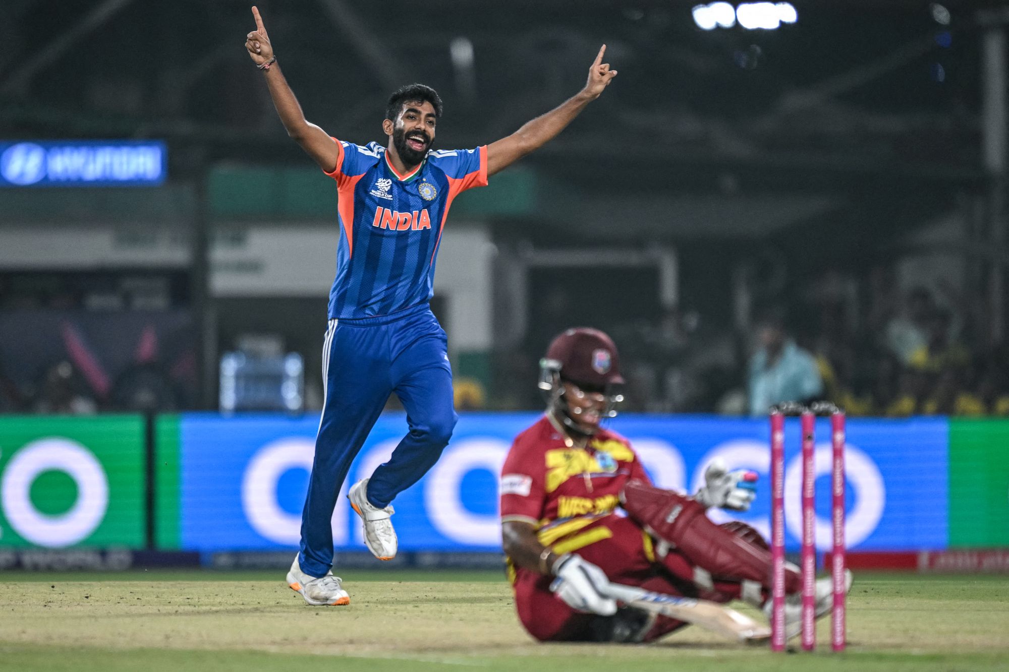 West Indies were knocked out of the T20 World Cup by India on Sunday