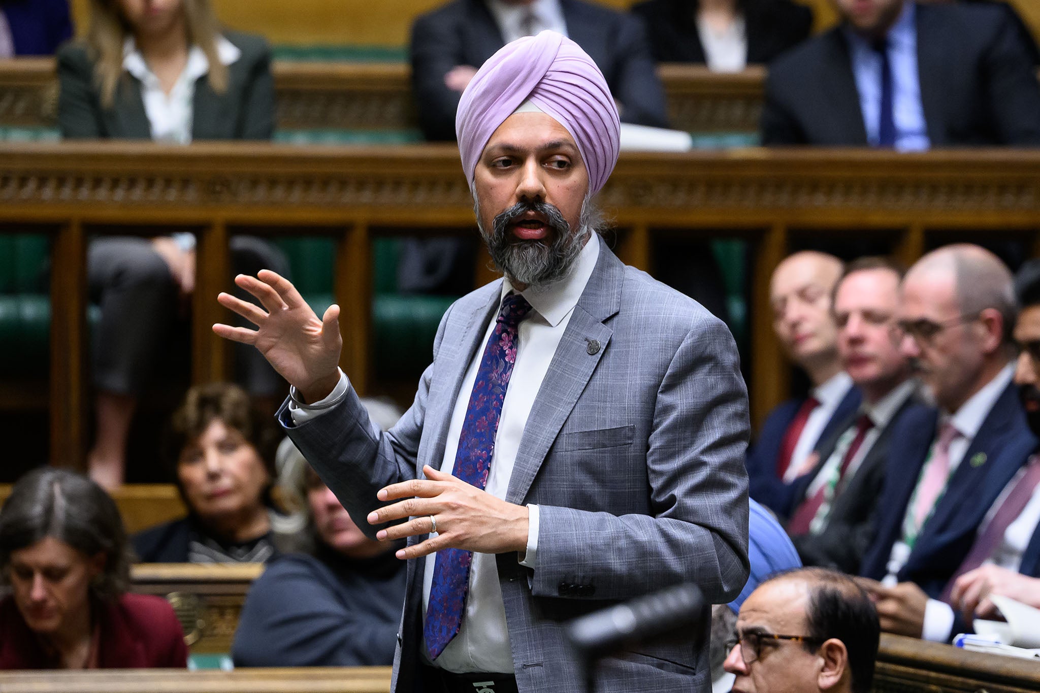 Tan Dhesi, after the outbreak of war in the Middle East, Britain's 