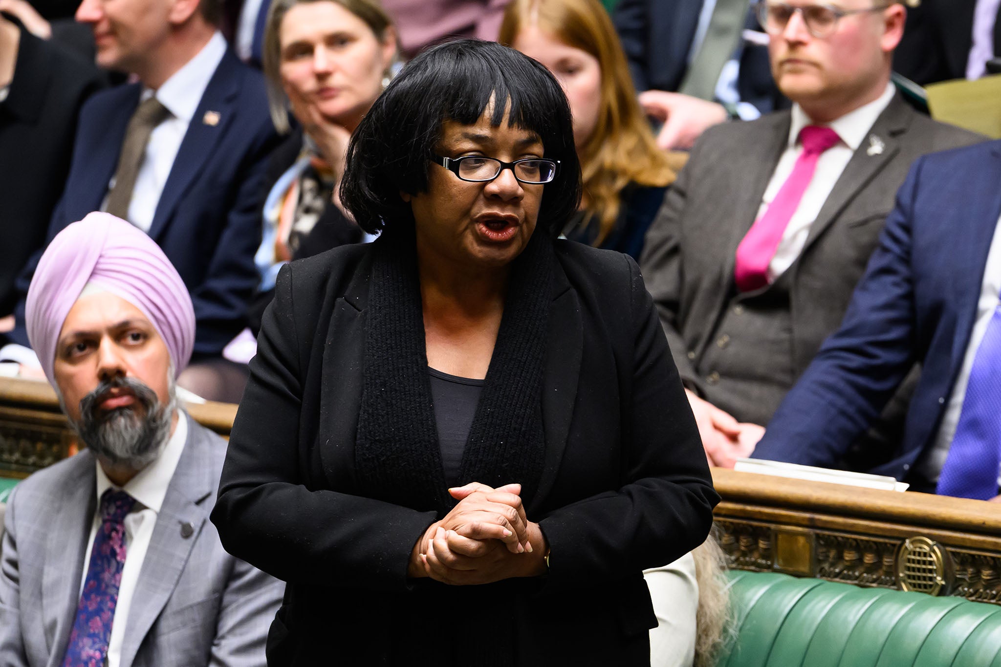 Diane Abbott readmitted into Labour Party after year-long suspension; issued formal warning over tweet referring to Israel Defence Force as 'Jewish Defence Force'.