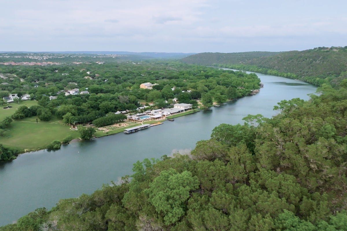 This luxury lakeside resort feels like a summer camp for adults