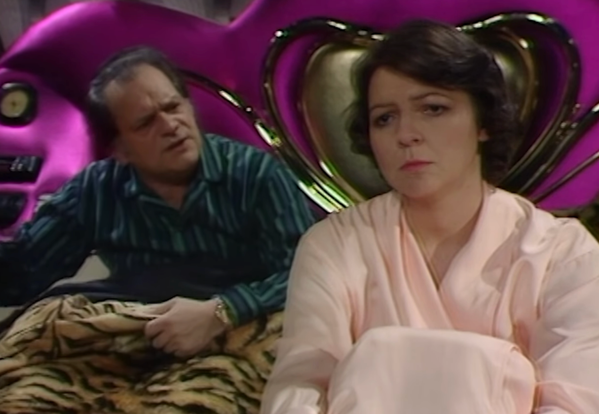 Del Boy (Sir David Jason) and Raquel (Tessa Peake-Jones) in 'Only Fools and Horses'