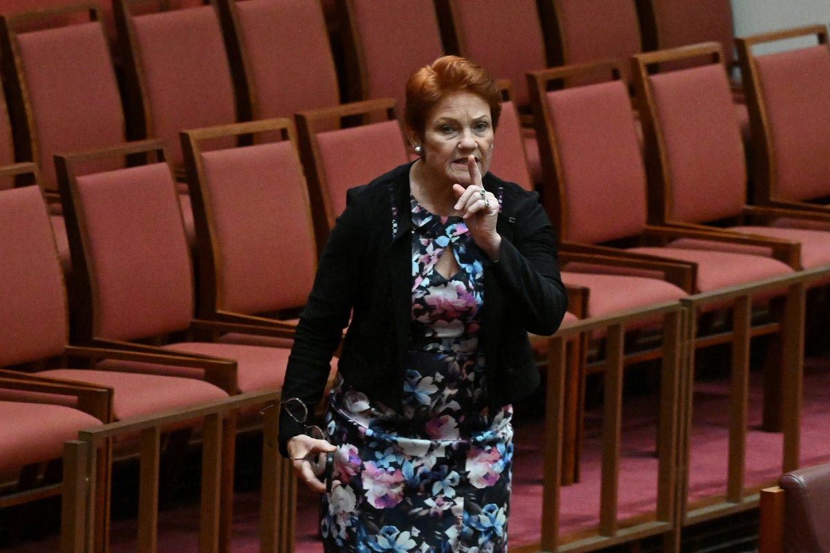 Australian senator storms out after censure over ‘inflammatory’ anti-Muslim remarks