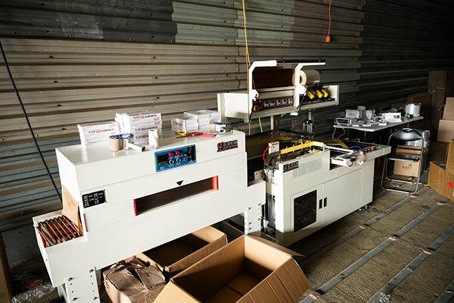 Manufacturing equipment, suspected pharmaceutical ingredients, packaging and commercial vehicles were also found in the raid