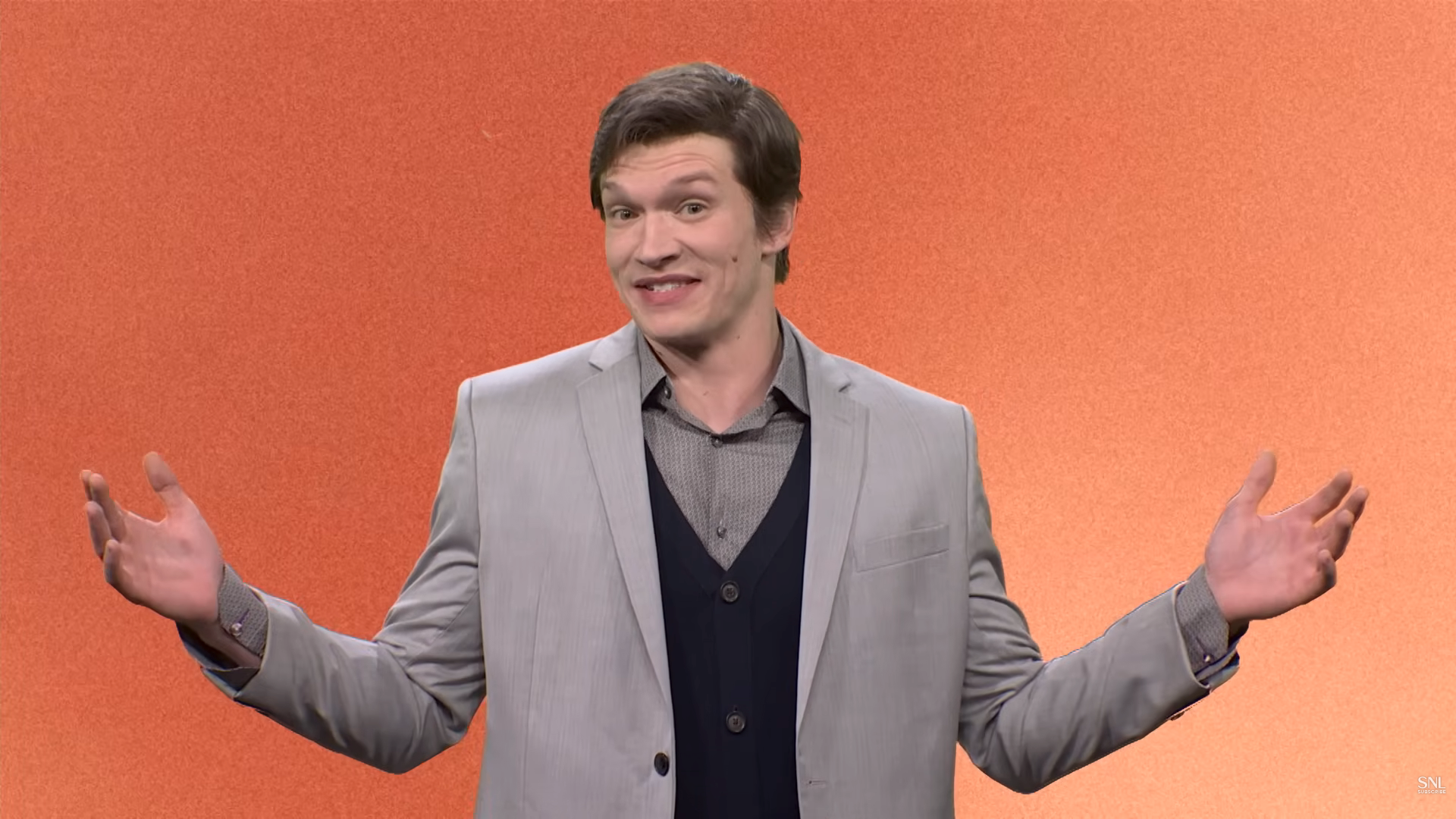 Presenta Connor Storrie nel ruolo di Armie Hammer nello sketch 