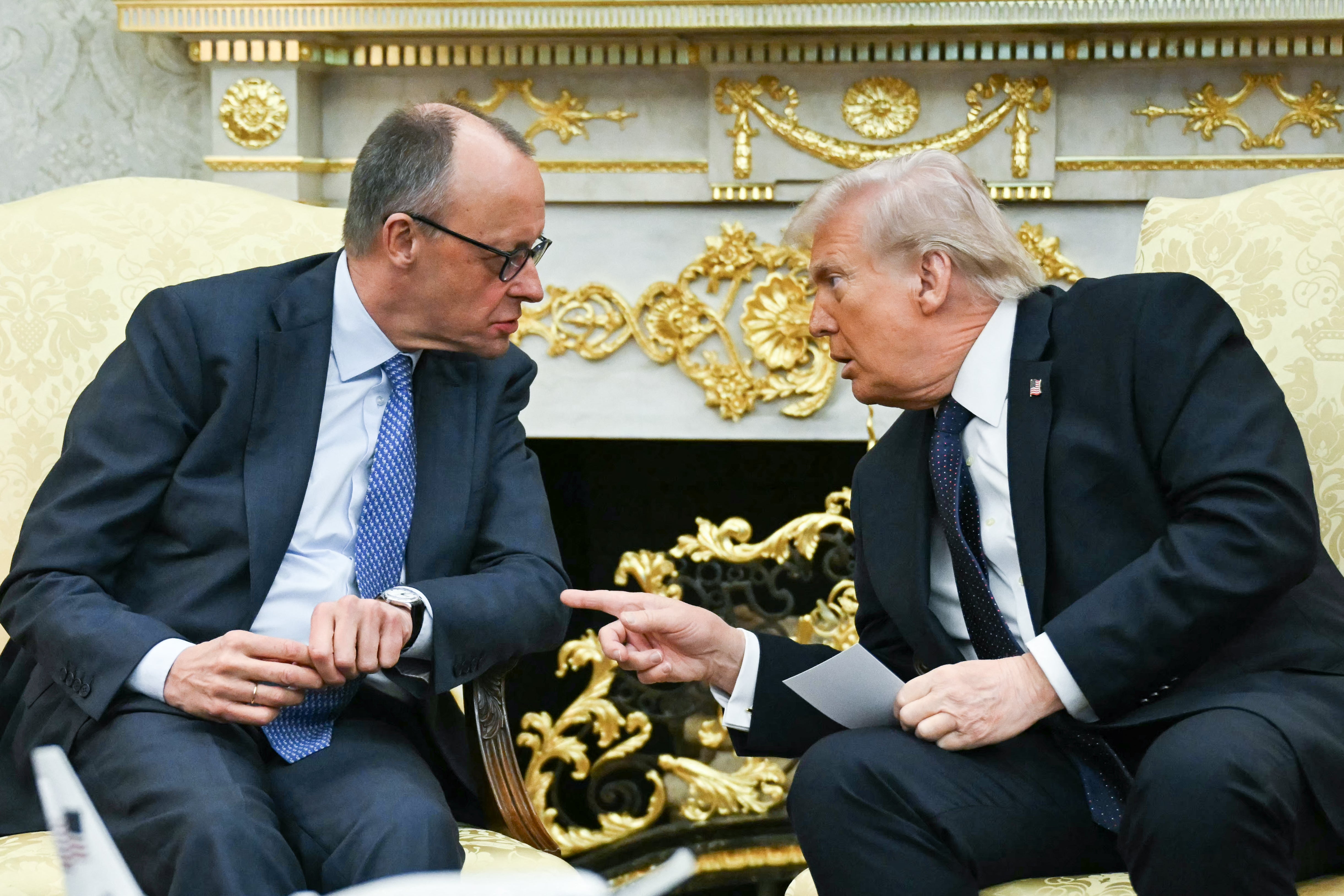 German Chancellor Friedrich Merz said he told Trump privately that Spain could not be excluded from a trade agreement reached between Brussels and Washington last year