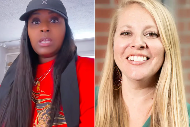 <p>Ashley Guillard (izquierda) acusó falsamente a Rebecca Scofield (derecha), profesora de la Universidad de Idaho, de estar relacionada con los asesinatos de cuatro estudiantes de la universidad estadounidense</p>