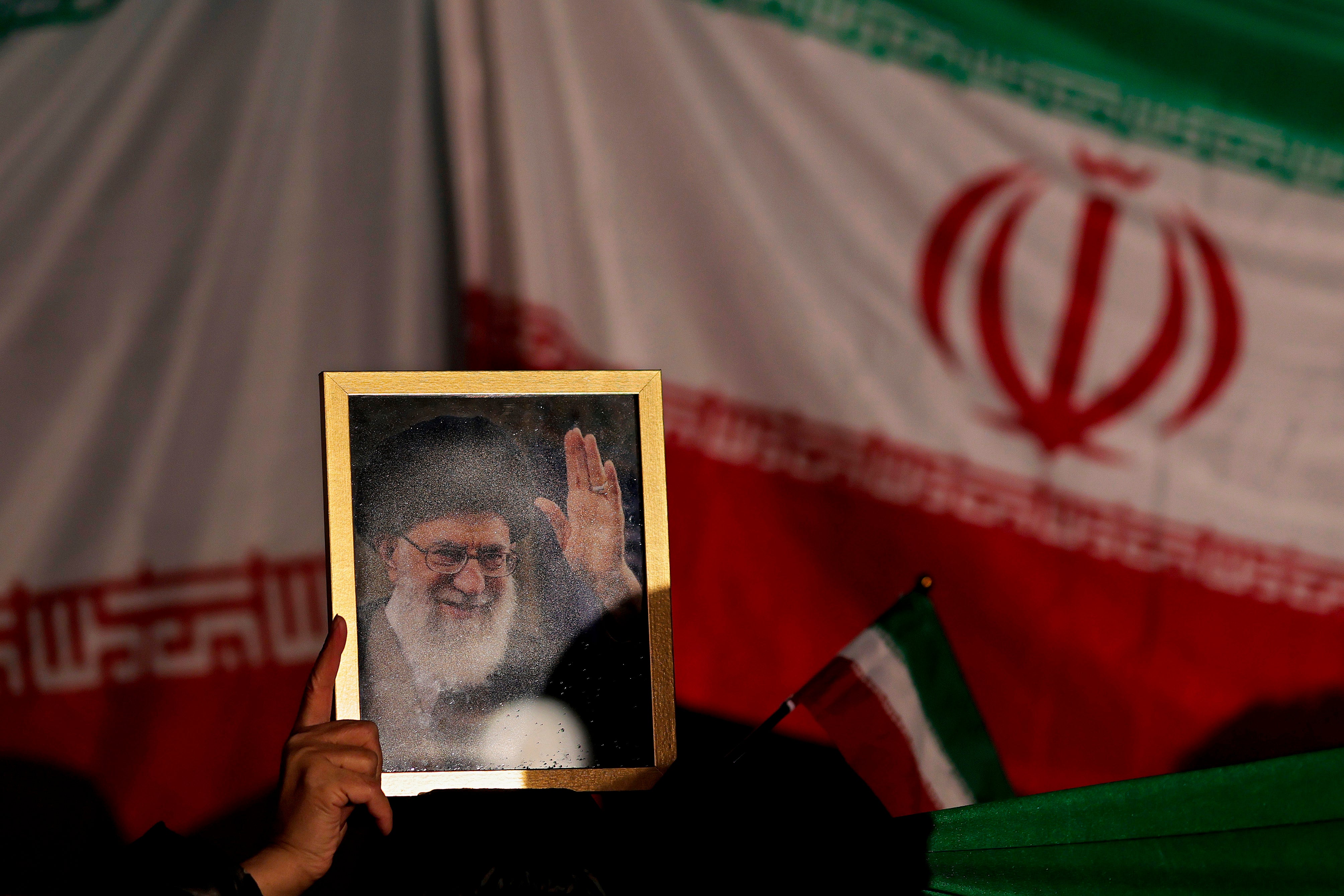 Protesters gather outside the White House to demonstrate against attacks on Iran on 2 March 2026 in Washington, DC
