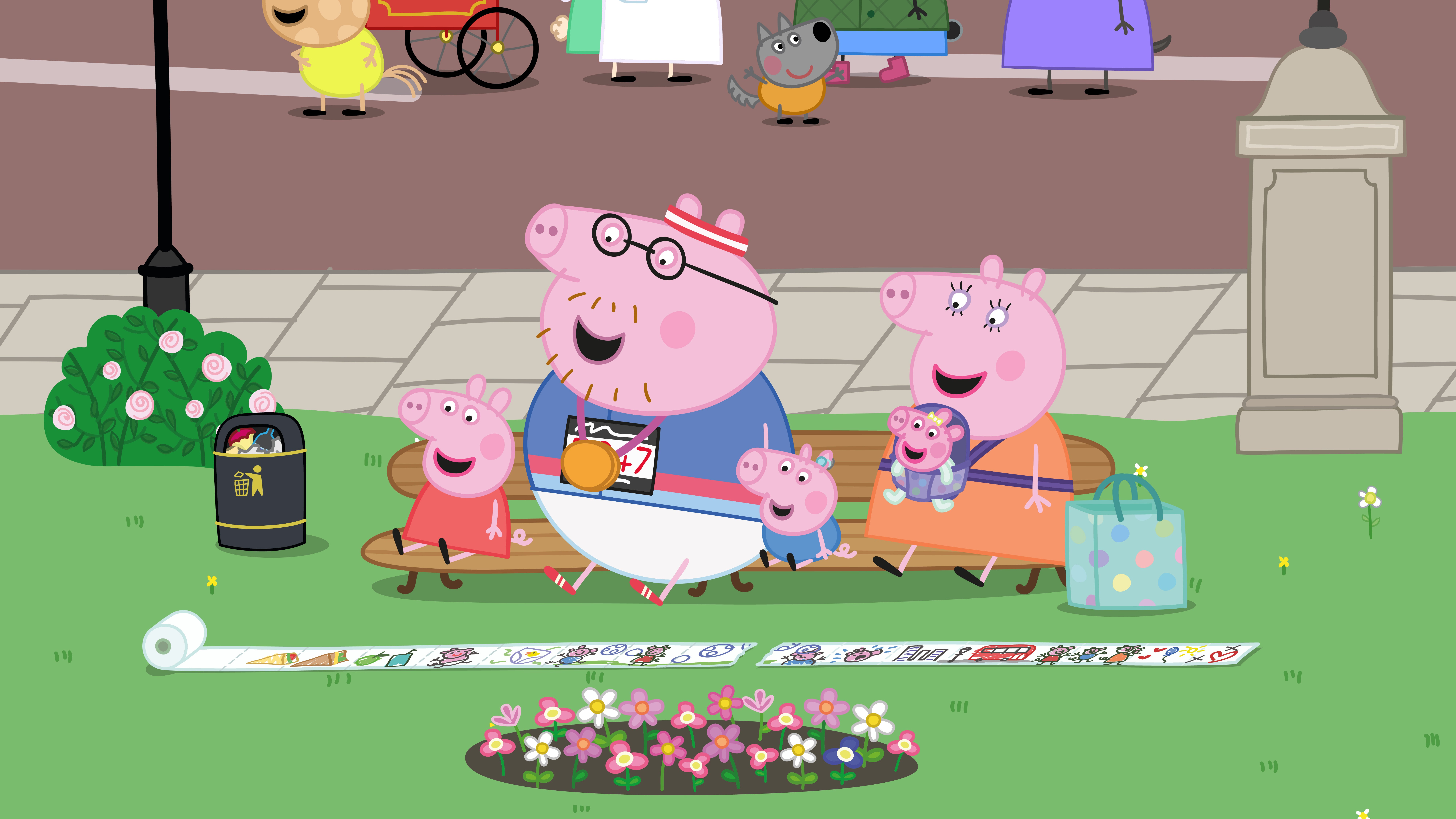 I fan potranno seguire i progressi di Daddy Pig durante la maratona del 26 aprile e potranno essere monitorati tramite l'app TCS London Marathon