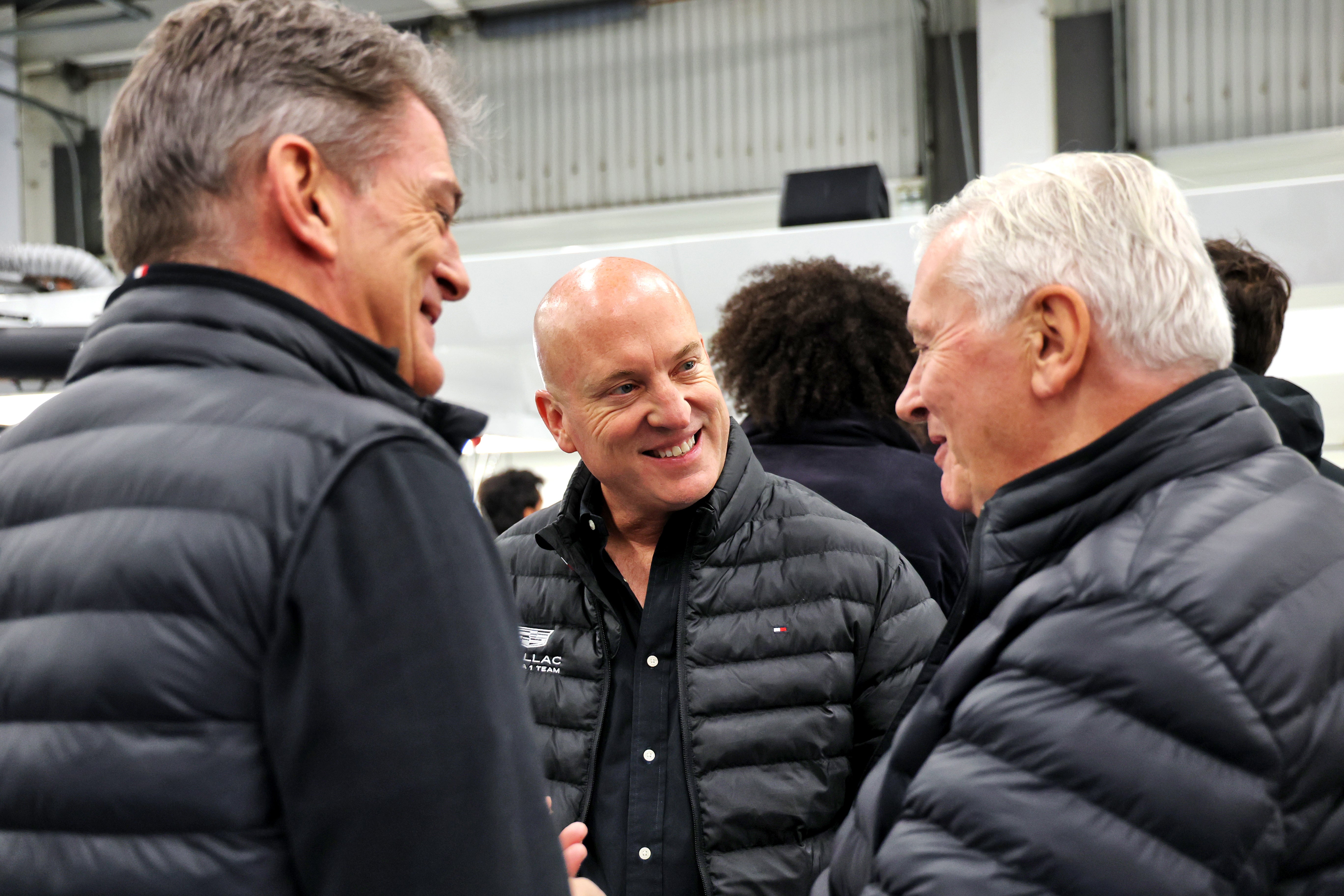 Pat Symonds (right) praised Graeme Lowdon (left) in getting Cadillac's entry over the line