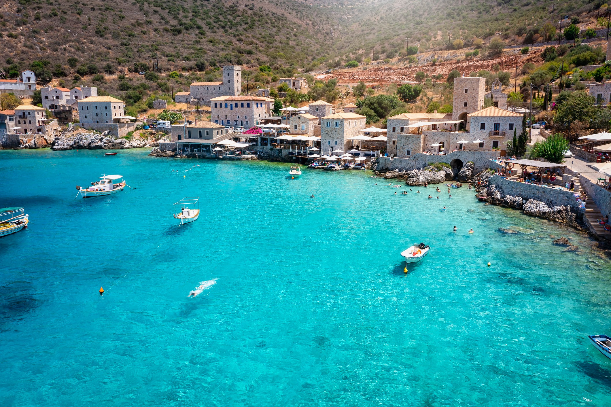 The secluded fishing village of Limeni is a Mani Peninsula highlight