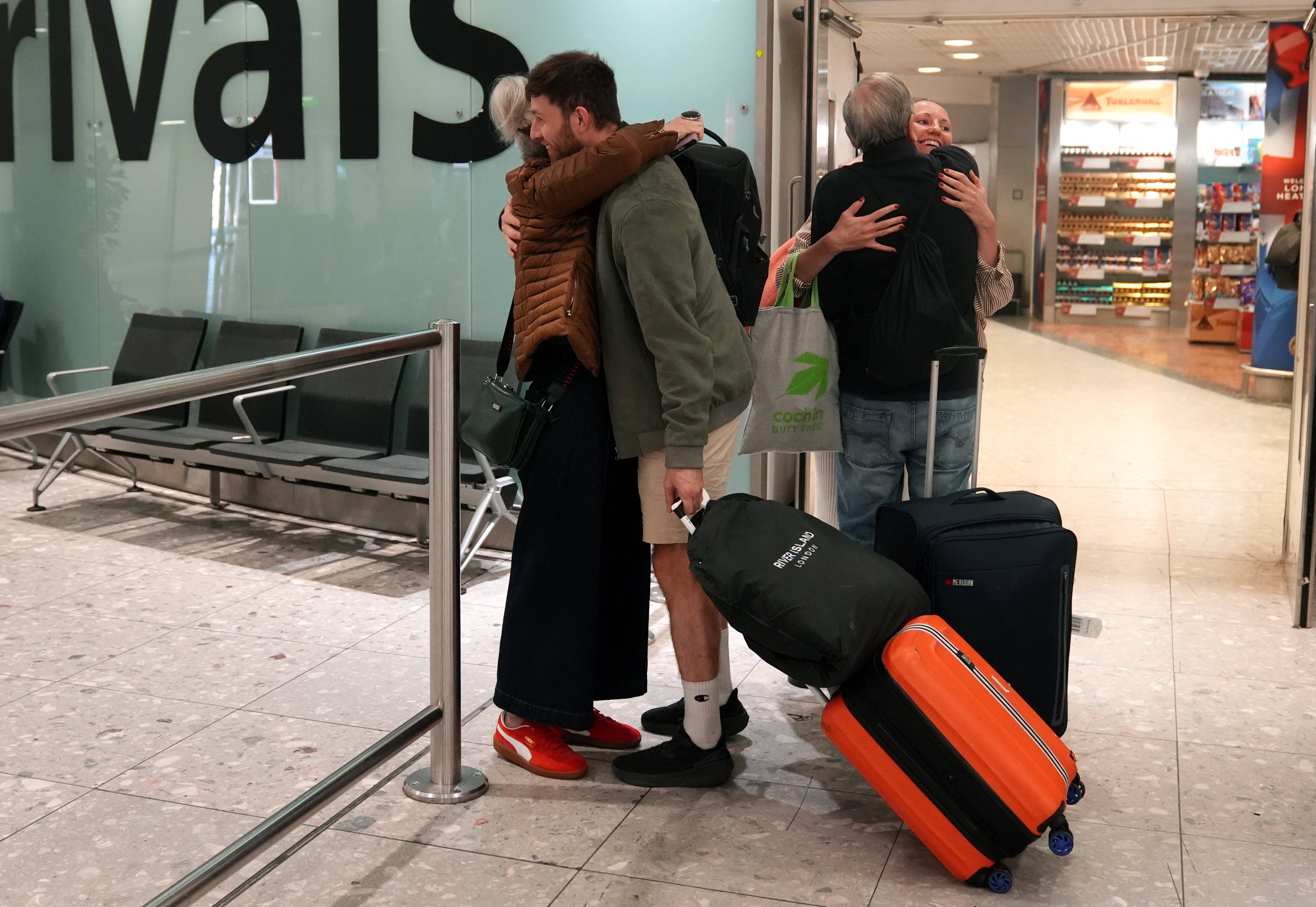 Ms Luminati and Mr Smart were returning from a wedding in India and were stranded in the UAE last Saturday while waiting for their connecting flight to the UK.