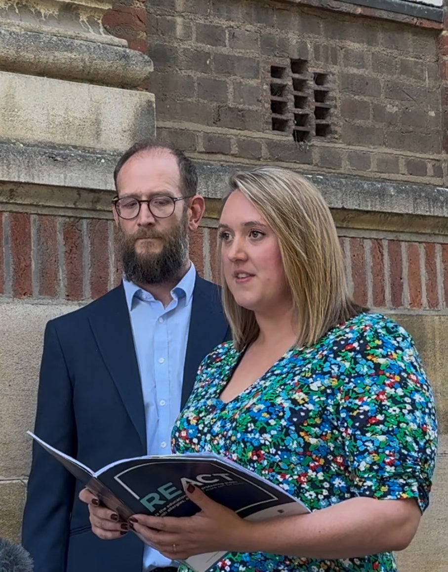 Benedict Blythe's parents Peter and Helen