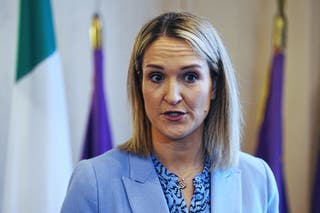 Helen McEntee refused to confirm whether she believed Israeli and American airstrikes on Iran violated international law (Brian Lawless/PA)