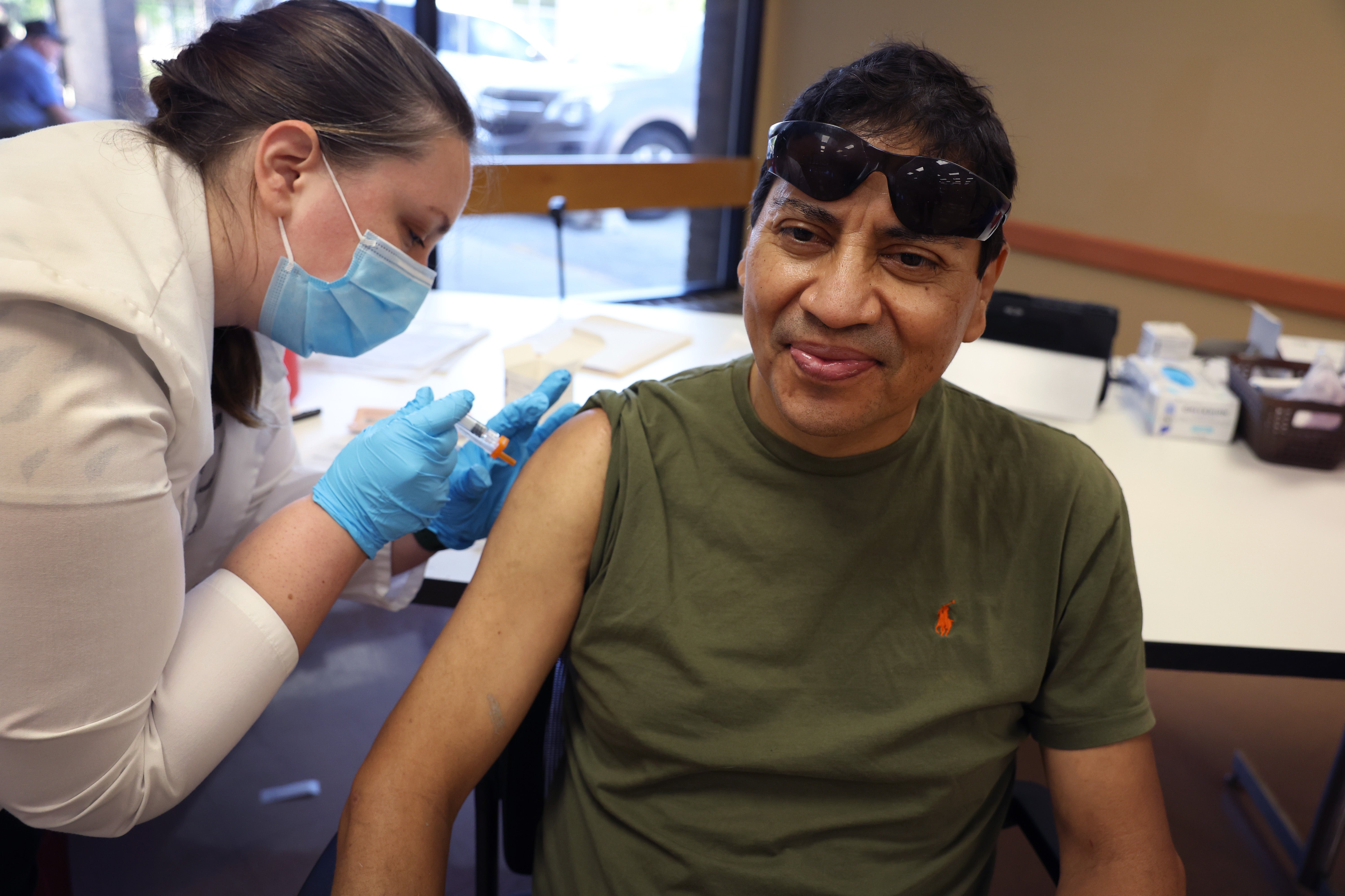 Fewer people are getting Covid vaccines - but the level of flu vaccinations in the U.S. is around the same as last year, according to federal data