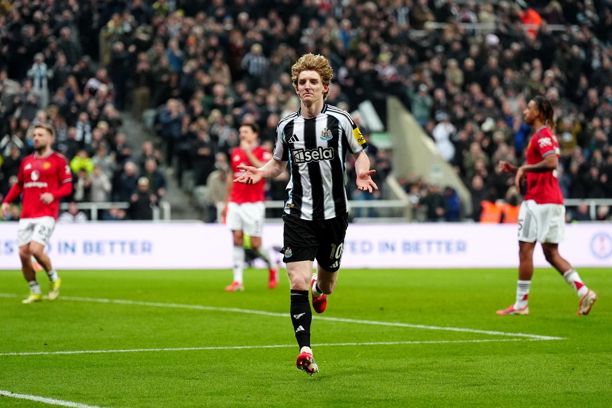 Eddie Howe insists Anthony Gordon remains committed to Newcastle despite Bayern Munich links