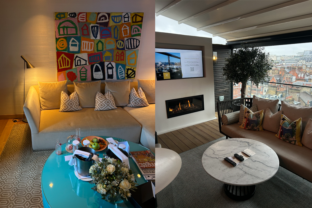 The showstopping terrace suites of The Marylebone offer a birdseye view across the neighbourhood