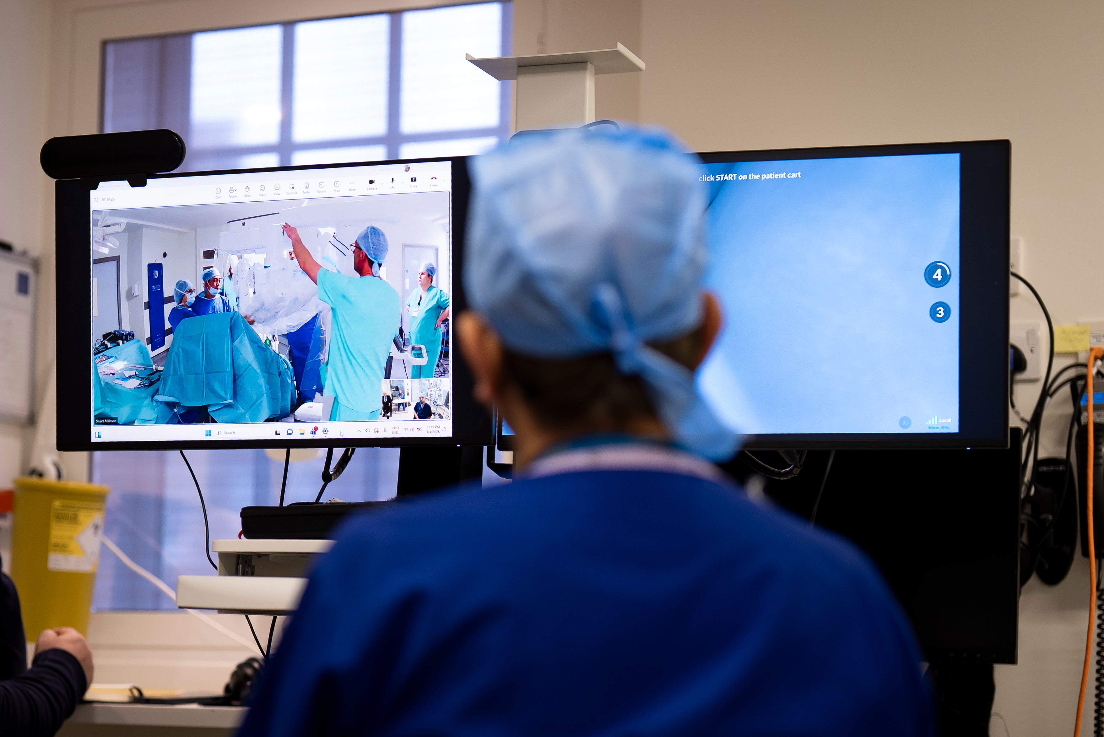The remote robotic surgery means that patients can be saved the “vast expense and inconvenience” of travelling for care