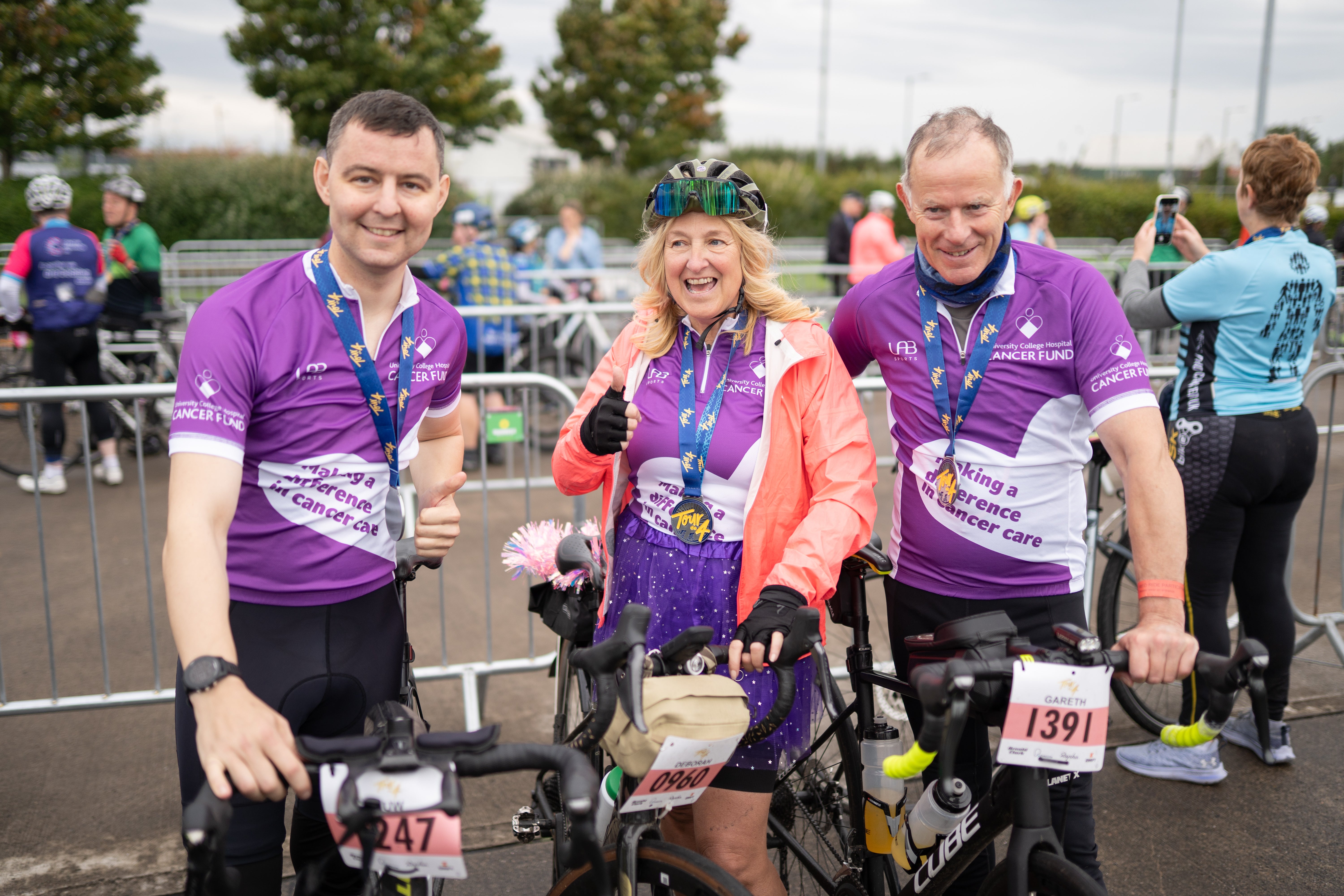 Huw Jones, left, who suffered from bile duct cancer, passed away last month